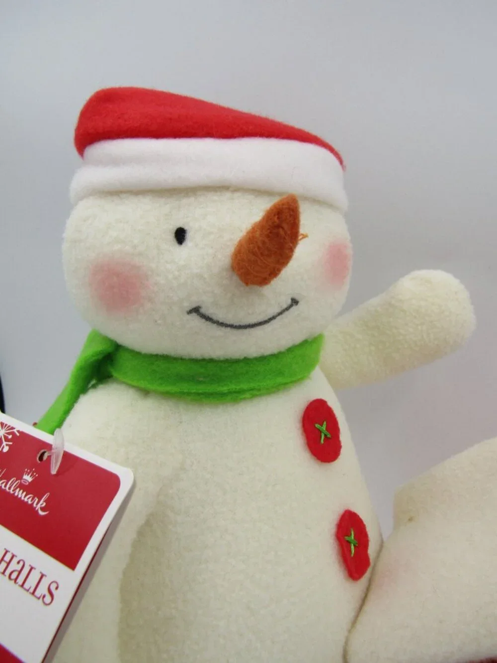 NWT Hallmark Jingle Pals 2011 Deck the Halls Duo Snowman & Dog in Doghouse